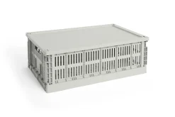 HAY Colour Crate Lid Plastic - Large - Grey