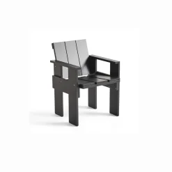 HAY Crate Dining Chair - Black - Lakeret fyrretræ / Lacquered pinewood