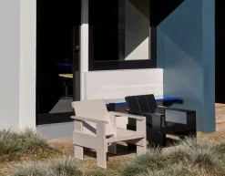 HAY Crate Lounge Chair - Black - Lakeret fyrretræ / Lacquered pinewood