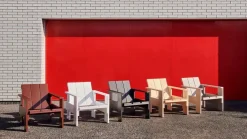 HAY Crate Lounge Chair - White - Lakeret fyrretræ / Lacquered pinewood