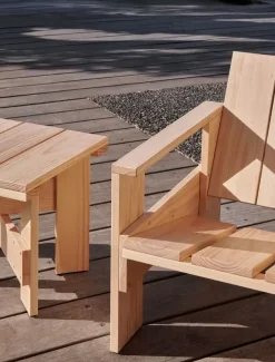 HAY Crate Low Table - Lakeret fyrretræ / Lacquered pinewood