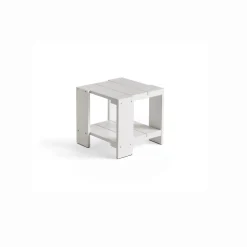 HAY Crate Side Table - Hvid - Lakeret fyrretræ / Lacquered pinewood