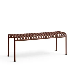 HAY havebænk - Palissade bænk - Rød - Iron red - 120 cm