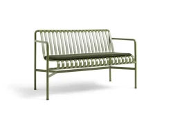 HAY havebænk - Palissade spisebordsbænk - olivengrøn - dining bench olive