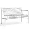 HAY havebænk - Palissade spisebordsbænk - Galvaniseret stål - hot galvanised