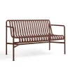 HAY havebænk - Palissade spisebordsbænk - Rød - Iron Red - Dining bench