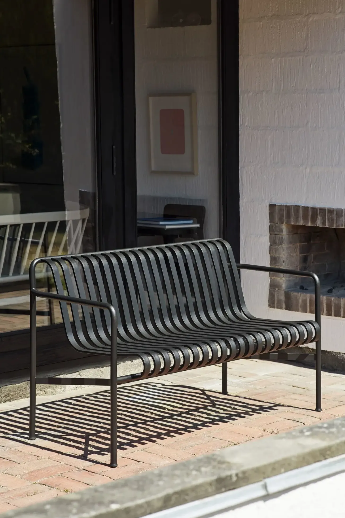 HAY havebænk - Palissade spisebordsbænk - Anthracite - Dining bench
