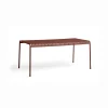 HAY havebord - Palissade bord - Large - Rød - Iron Red - 170x90 cm