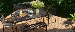 HAY havebord - Palissade bord - Large - Anthracite - 170x90 cm