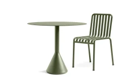 HAY havebord - Palissade bord - Cone table - Oliven - Ø: 90 cm