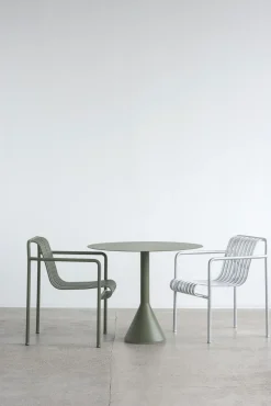 HAY havebord - Palissade bord - Cone table - Anthracite (Ø: 90 cm)