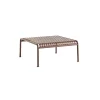 HAY havebord - Palissade Loungebord - lav - Rød - Iron red - H38 X W81 X L86 - Low table