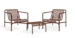 HAY havebord - Palissade ottoman - Rød - Iron red
