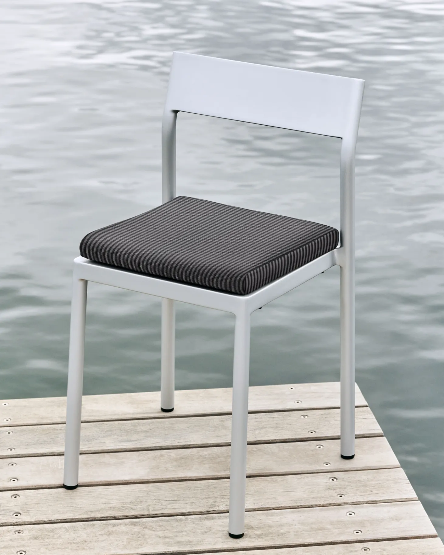 HAY havehynde - Pude til Type Chair - Grey black stripe