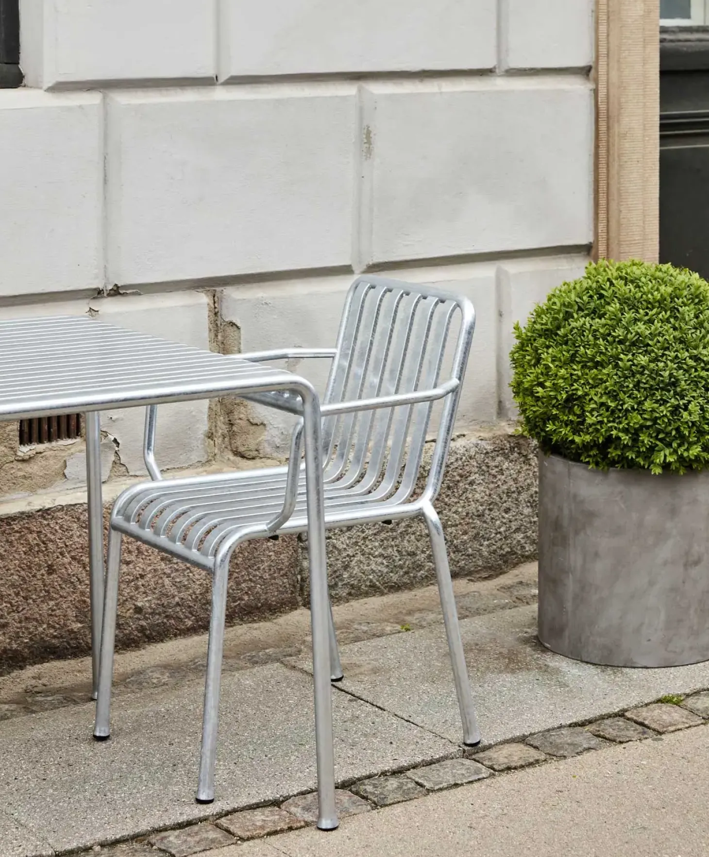 HAY havestol - Palissade Armchair - Galvaniseret stål - hot galvanised