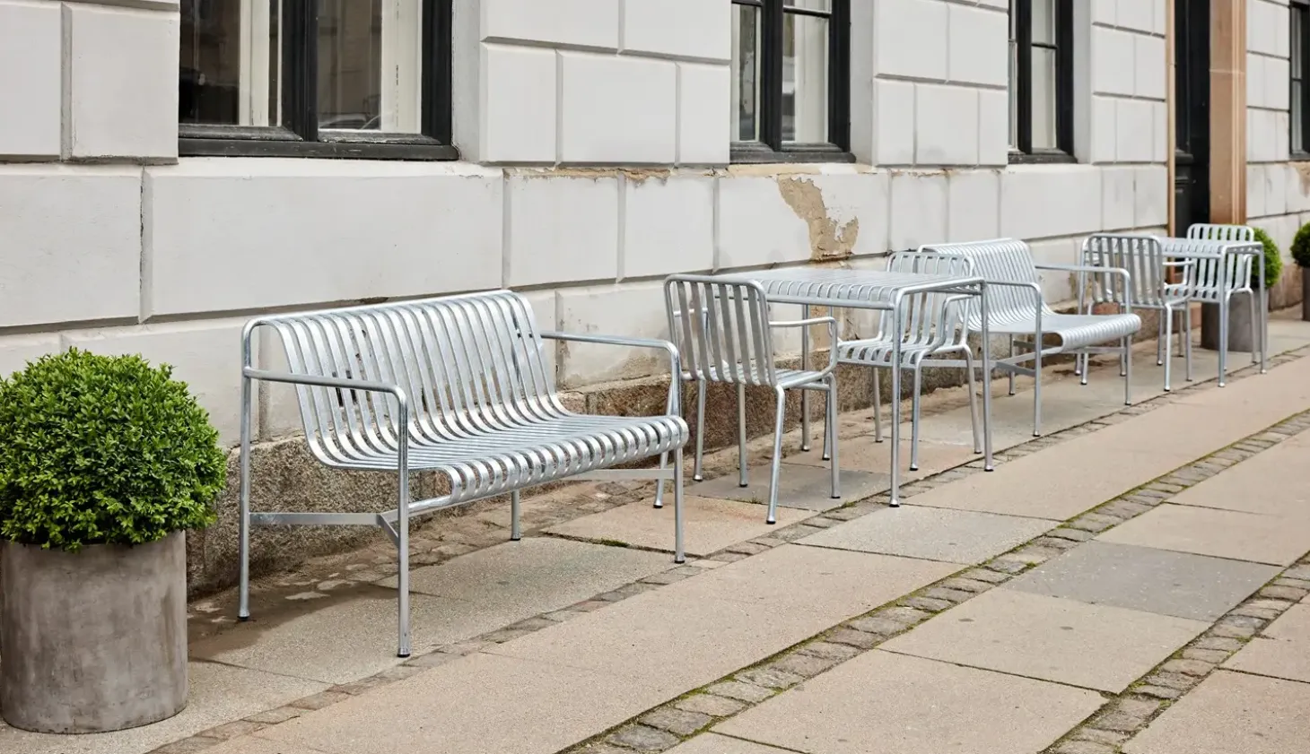 HAY havestol - Palissade Armchair - Galvaniseret stål - hot galvanised