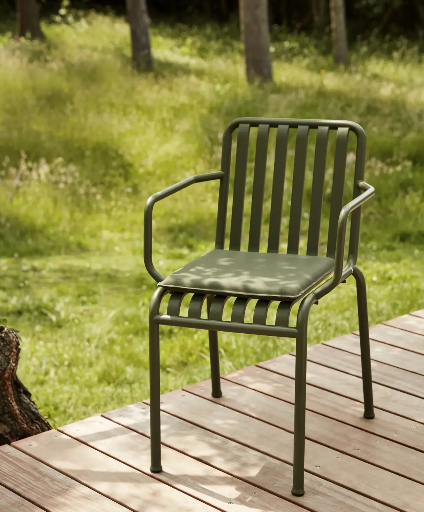 HAY havestol - Palissade armchair - Oliven grøn