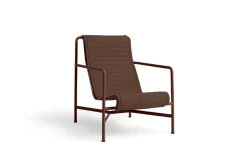 HAY havestol - Palissade lounge Stol - Høj model - Rød - Iron red