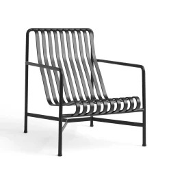 HAY havestol - Palissade lounge stol - Høj model - Anthracite