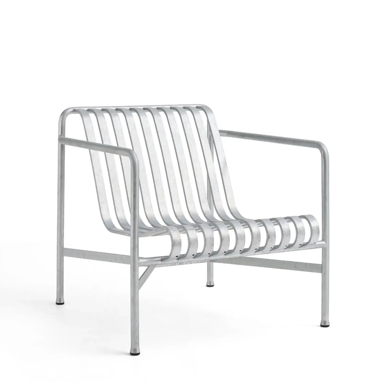 HAY havestol - Palissade lounge Chair Low - Galvaniseret stål - hot galvanised