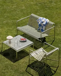 HAY havestol - Palissade lounge Chair Low - Galvaniseret stål - hot galvanised