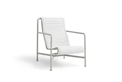HAY havestol - Palissade lounge Stol - Høj model - Lysegrå - Sky Grey
