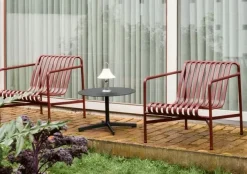 HAY havestol - Palissade lounge Stol - Lav model - Rød - Iron red