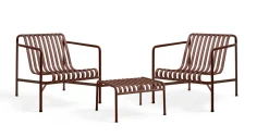 HAY havestol - Palissade lounge Stol - Lav model - Rød - Iron red