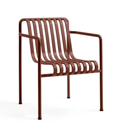 HAY havestol - Palissade spisebordsstol - Rød - Iron Red - Dining arm chair