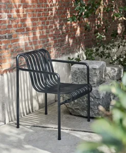HAY havestol - Palissade spisebordsstol - Anthracite - Dining arm chair