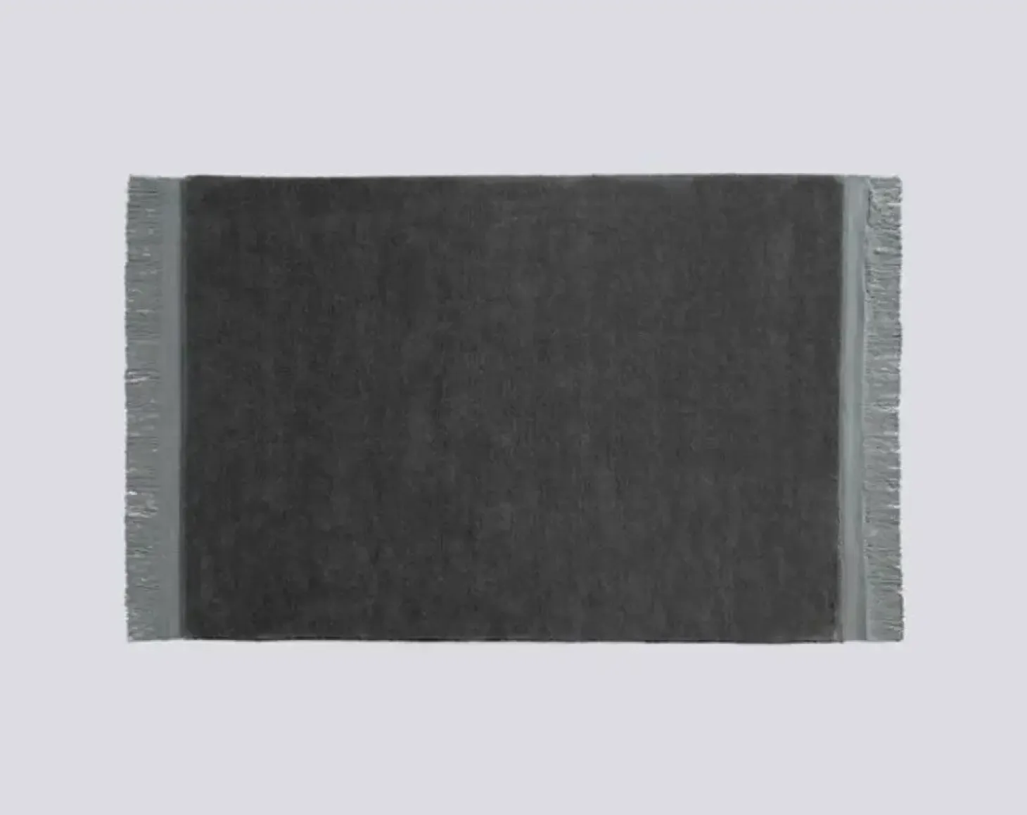 HAY tæppe - Raw Rug 140 x 200 i antracit, Wrong For HAY