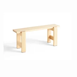 HAY Weekday bænk - 111 cm - Lakeret Fyrretræ / Lacquered Pinewood