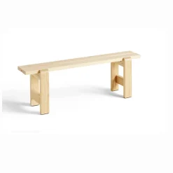 HAY Weekday bænk - 140 cm - Lakeret Fyrretræ / Pinewood