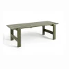 HAY Weekday havebord - 230 cm - Oliven - Lakeret Fyrretræ / Lacquered Pinewood
