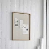 Hemverk - Opslagstavle m. akustiske egenskaber - Recy - Beige - 40x60