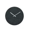 Hemverk - Vægur - Felt grå - Ø28 cm - Sølv visere