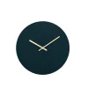 Hemverk - Vægur - Felt grøn - Ø28 cm - Kobber visere