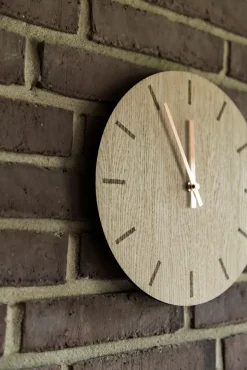 Hemverk - Vægur - Light Oak - Eg/Kobber - Ø28 cm