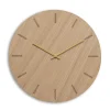 Hemverk - Vægur - Light Oak - Eg/Guld - Ø38 cm