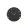 Hemverk - Vægur - Lys Eg/Mørkegrøn - Kobber visere - Ø28 cm