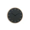 Hemverk - Vægur - Lys Eg/Mørkegrøn - Sorte visere - Ø28 cm