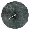Hemverk - Vægur - Marble Verde - Grøn/Sølv - Ø28 cm