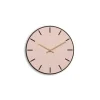 Hemverk - Vægur - Mørk Eg/Powder Dusty Rose - Kobber visere - Ø28 cm