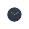 Hemverk - Vægur - Mørk Eg/Smokey Blue - Sølv visere - Ø28 cm