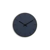 Hemverk - Vægur - Mørk Eg/Smokey Blue - Sorte visere - Ø28 cm