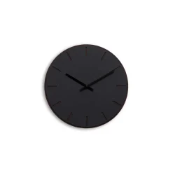 Hemverk - Vægur - Mørk Eg/Sort - Sorte visere - Ø28 cm