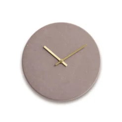 Hemverk - Vægur - Shape Chocolate - Guld visere - Ø28 cm