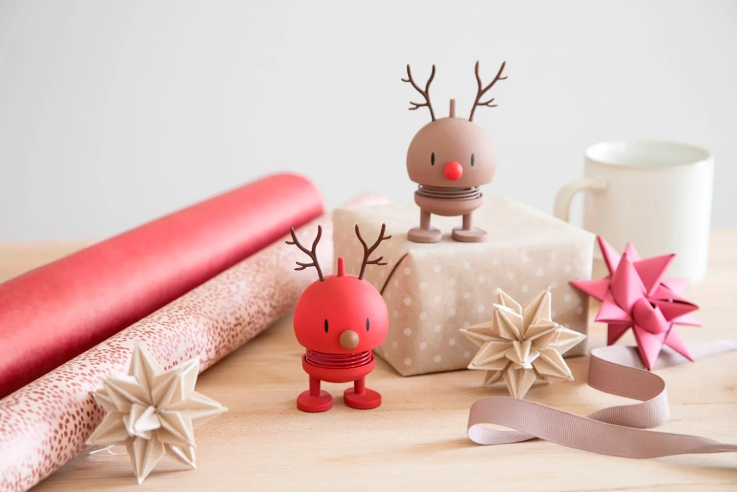 Hoptimist - Christmas - Medium Reindeer, brun, Rensdyr