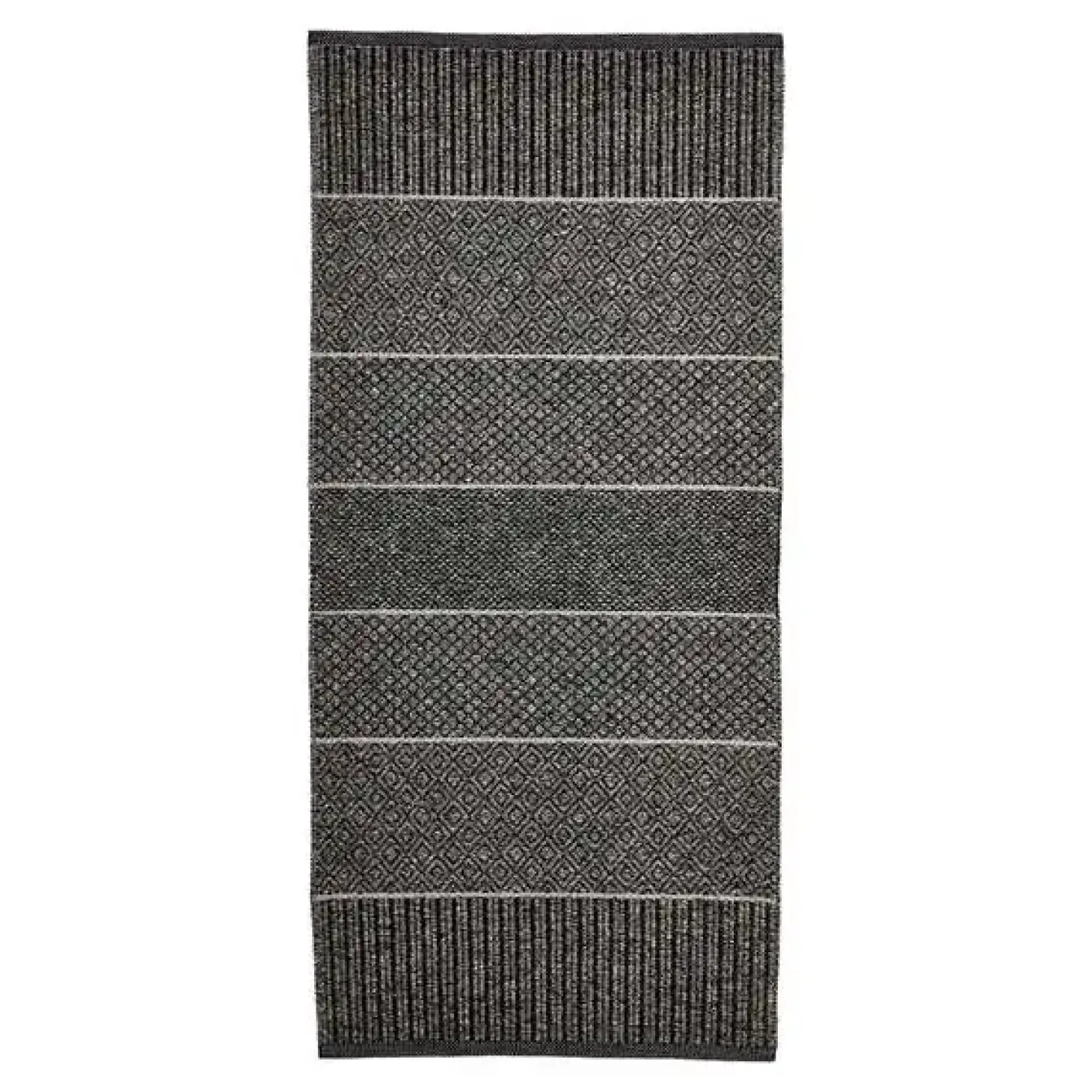 Horredsmattan - tæppe - Alice - 70 x 200 cm - graphite