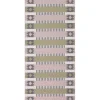 Horredsmattan tæppe - Märta i pink/olive 70x50